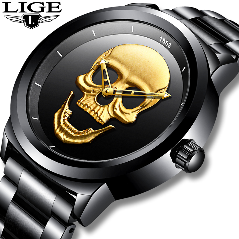 Smartwatch Watches For Men Brands - Часы наручные LIGE Мужские кварцевые, спортивные