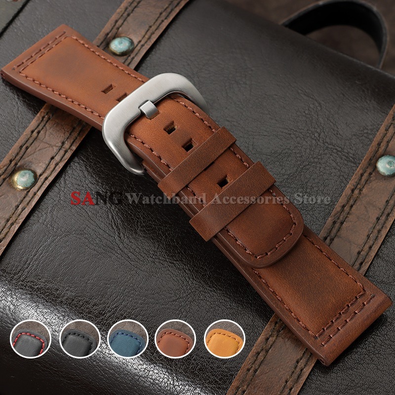 Smartwatch Vintage Watches For Men - Винтажный кожаный ремешок для часов 28