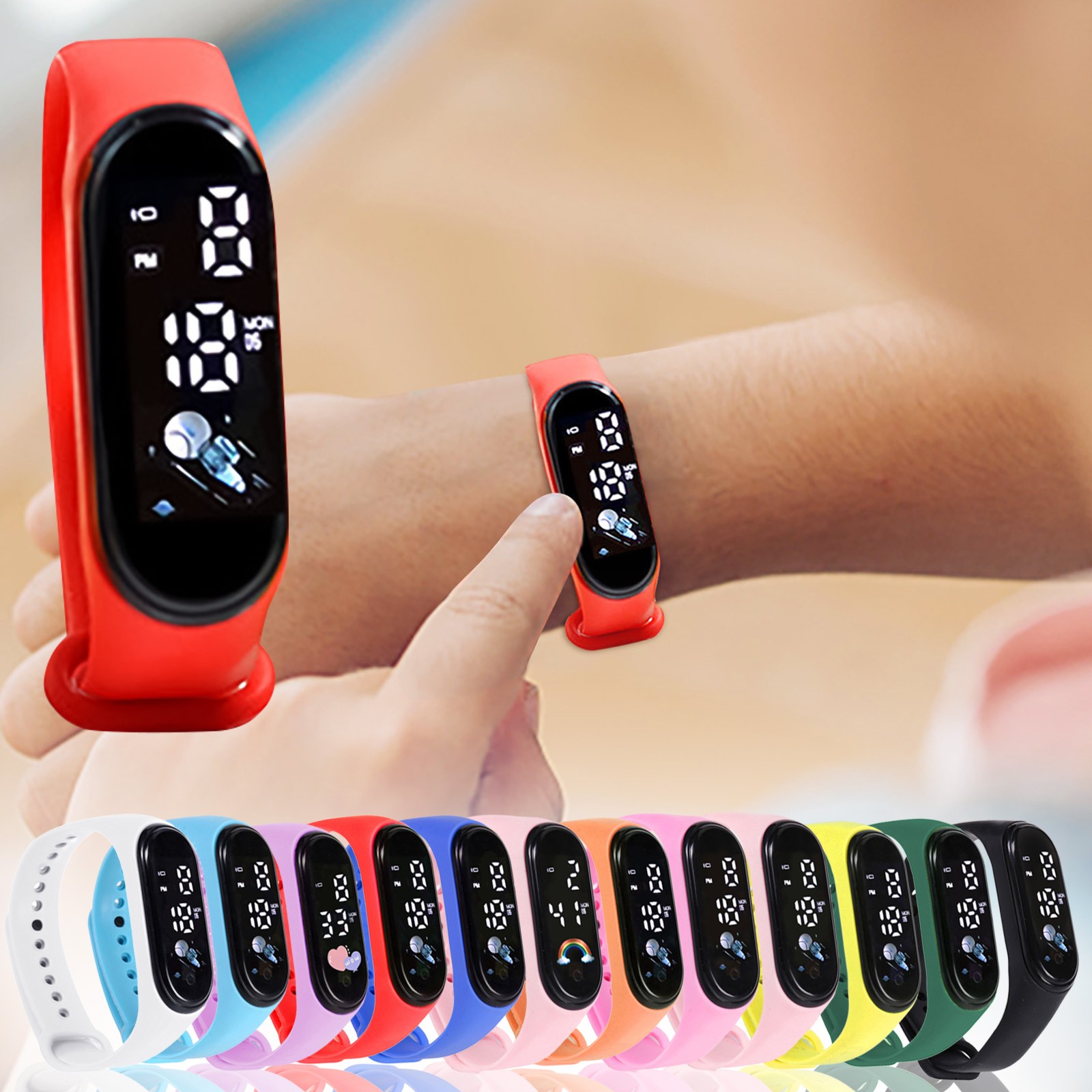 Smartwatch Digital Watches For Kid Girl - Kawaii Смарт-часы для детей, модные уличные