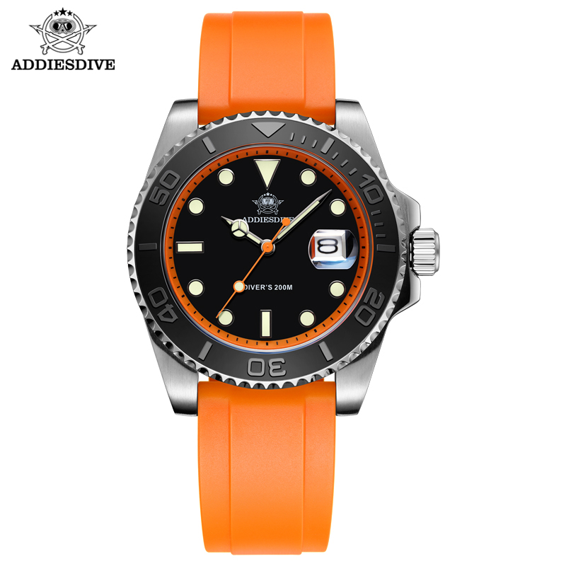 Silicone Sport Band - ADDIESDIVE AD2040 НОВЫЕ модные спортивные часы