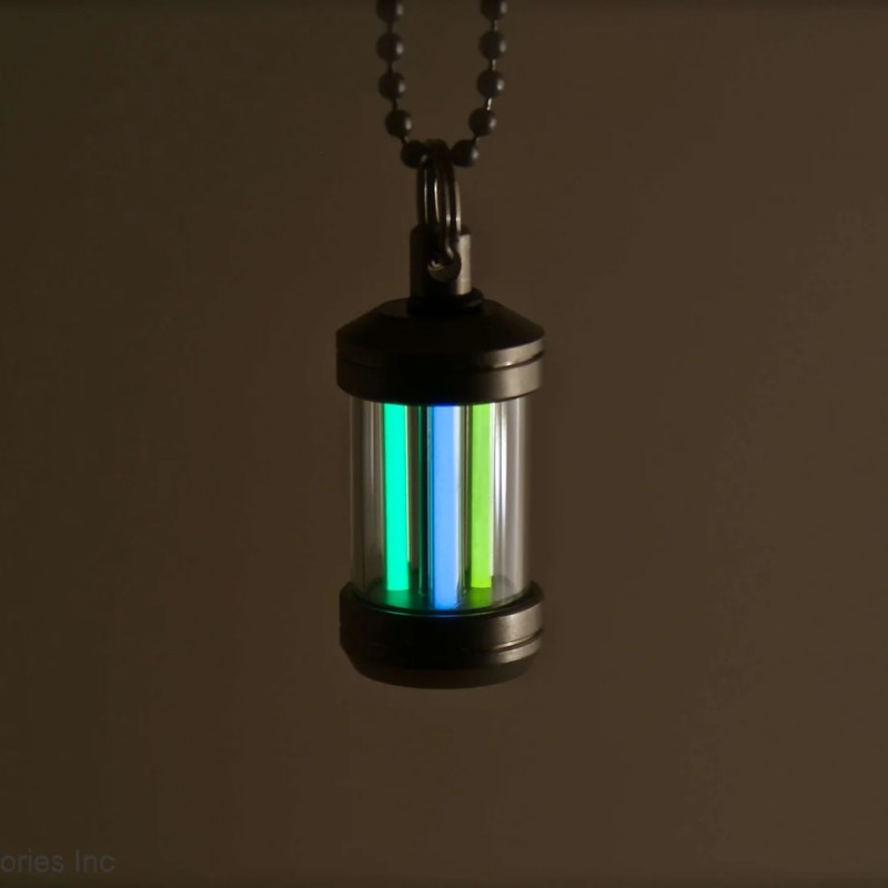 Tritium Gas Tube - Светящийся брелок из титанового сплава TEC-T323-3W,