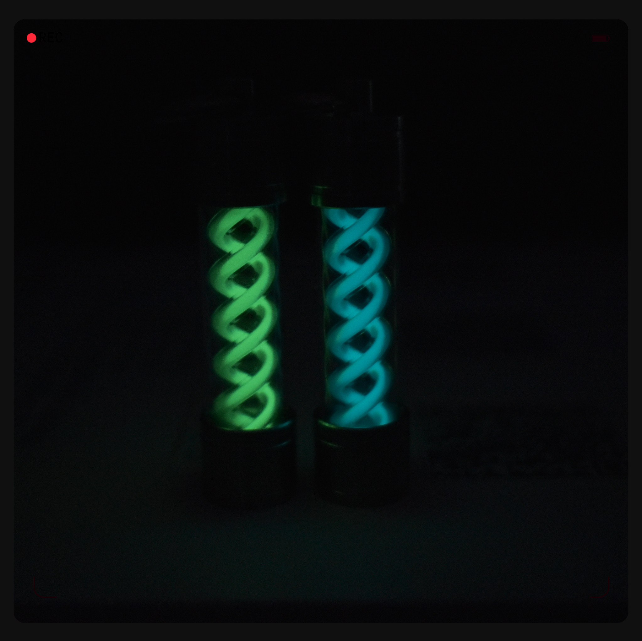 Tritium Gas Tube - EDC Брелок-подвеска без трития, биохимический, светящийся