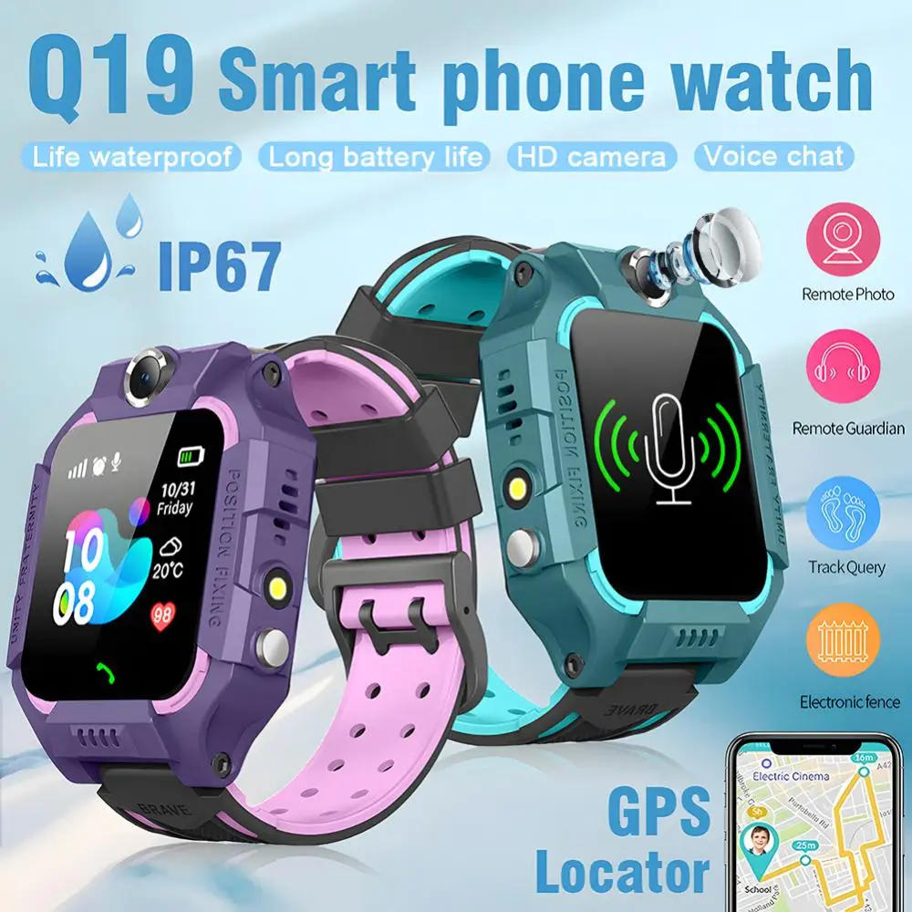 Smartwatch Digital Watches For Kids - Новые детские умные часы 2G SOS