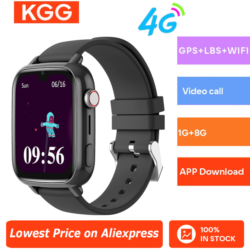 Smartwatch Digital Watches For Kids - Смарт-часы 4G, детские видеовызовы, SOS-камера, монитор,