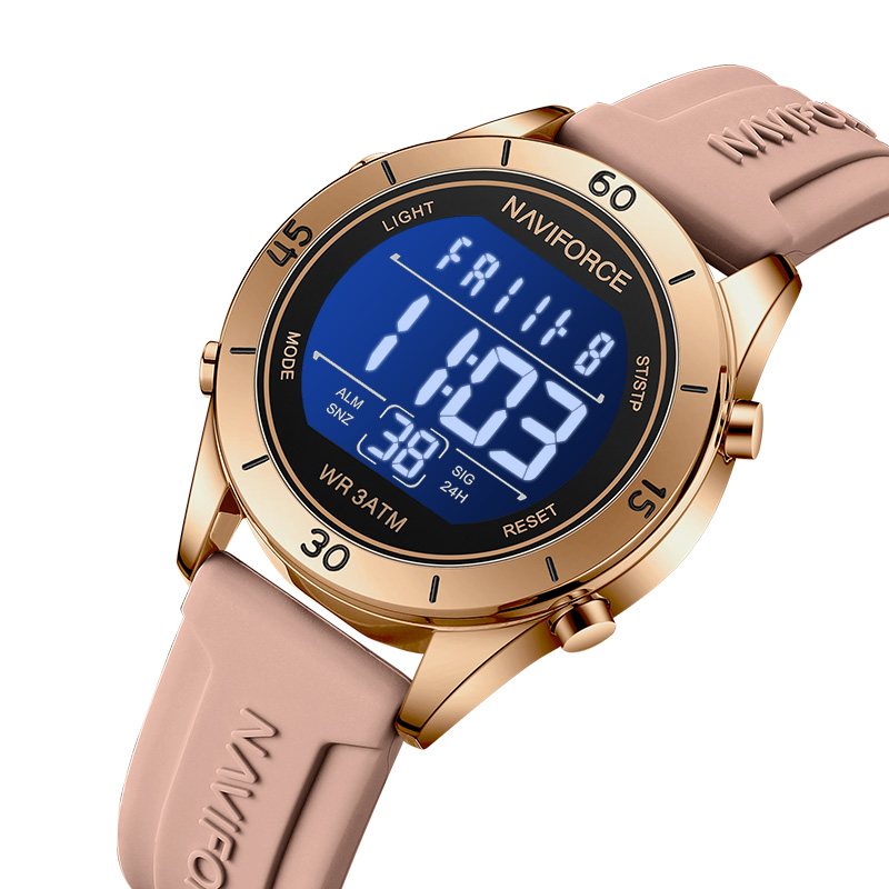 Silicone Sport Band - Часы NAVIFORCE для женщин, модные спортивные