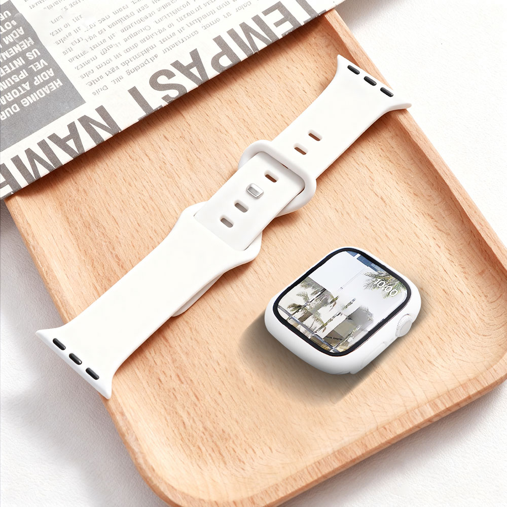 Silicone Sport Band - Стекло + чехол + ремешок для