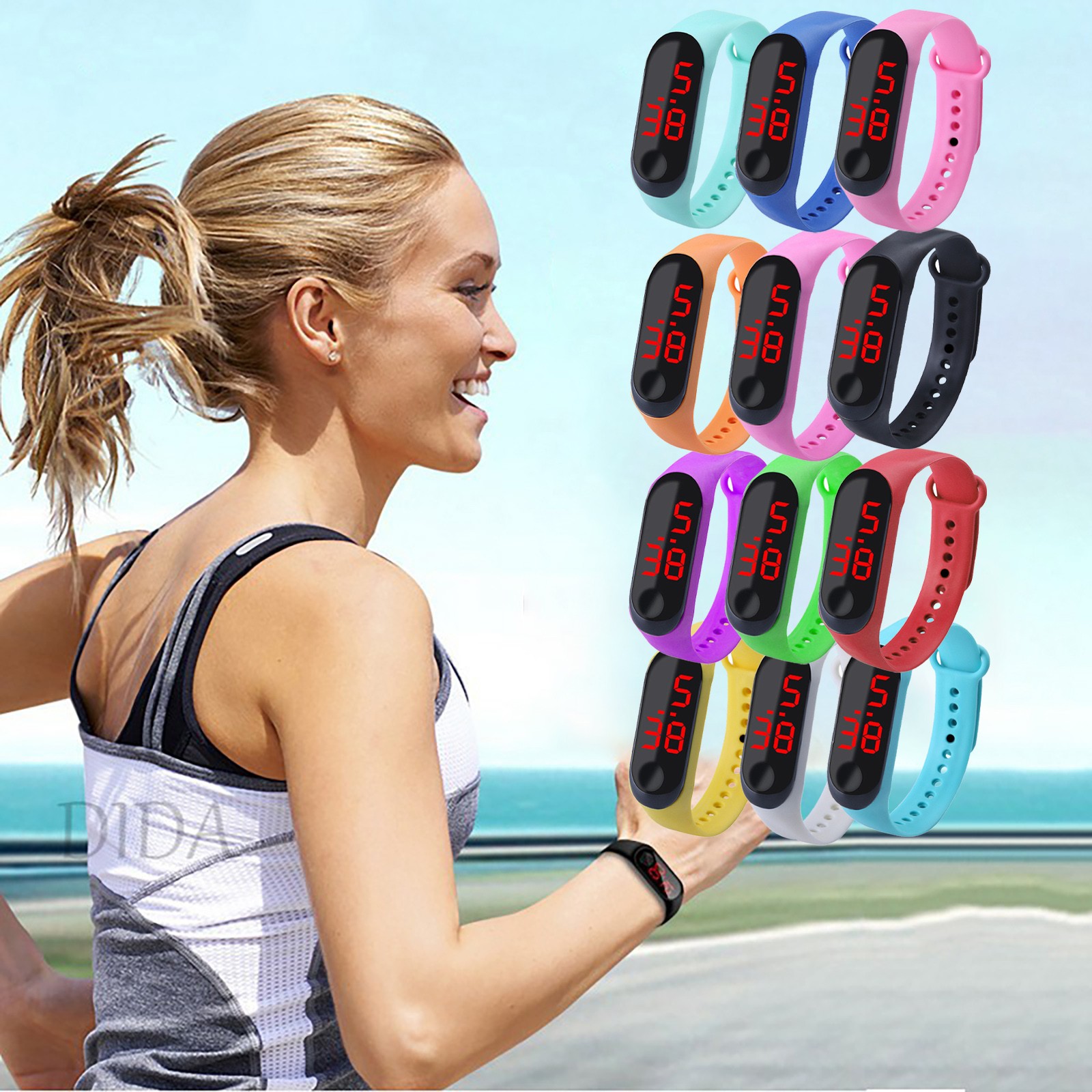 Smartwatch Digital Watches For Kids - Спортивный уличный браслет Электронные часы Спортивные