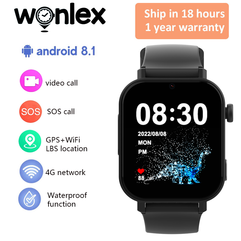 Heart Rate Gps Watch - Wonlex KT36 4G Смарт-часы Детские GPS