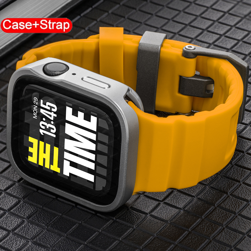 Silicone Sport Band - Водонепроницаемый чехол для Apple Watch +