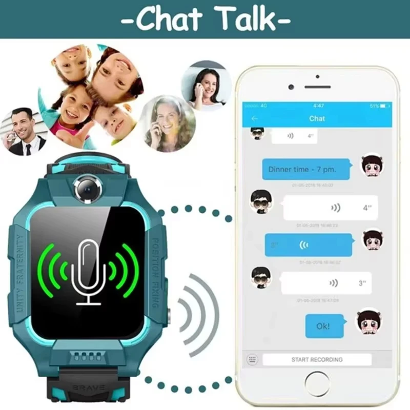 Новые детские умные часы SOS,  – обзор и цена Smartwatch Digital Watches For Kids