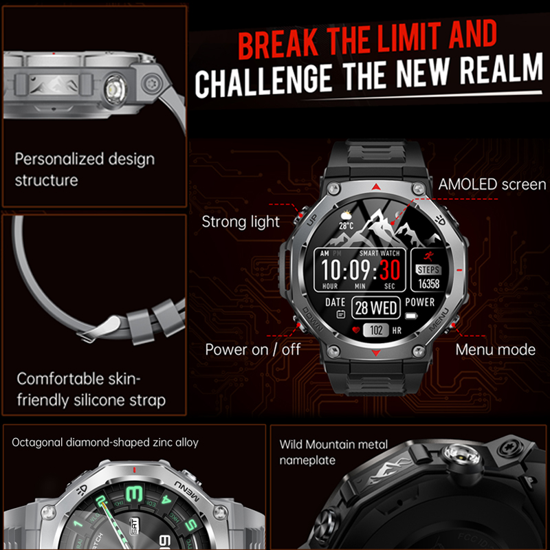 2026 Новые смарт-часы T-Rex 3  – обзор и цена Heart Rate Gps Watch