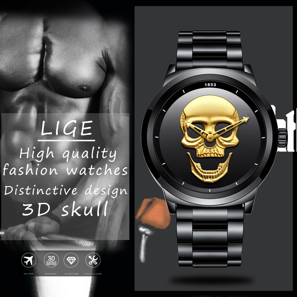 Часы наручные LIGE Мужские ква – обзор и цена Smartwatch Watches For Men Brands