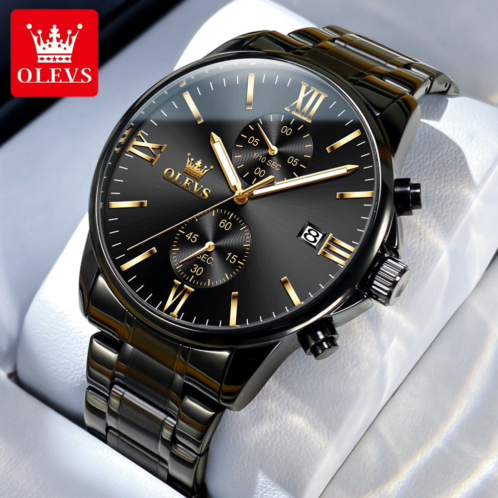 OLEVS 2886 Классические черные – обзор и цена Smartwatch Watches For Men Brands