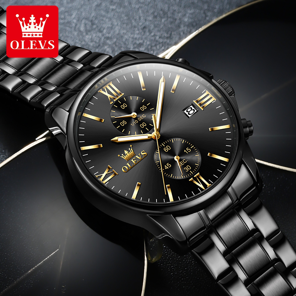 OLEVS 2886 Классические черные – обзор и цена Smartwatch Watches For Men Brands