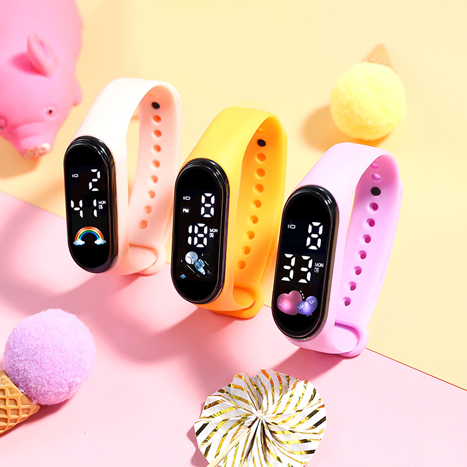 Kawaii Смарт-часы для детей, м – обзор и цена Smartwatch Digital Watches For Kid Girl