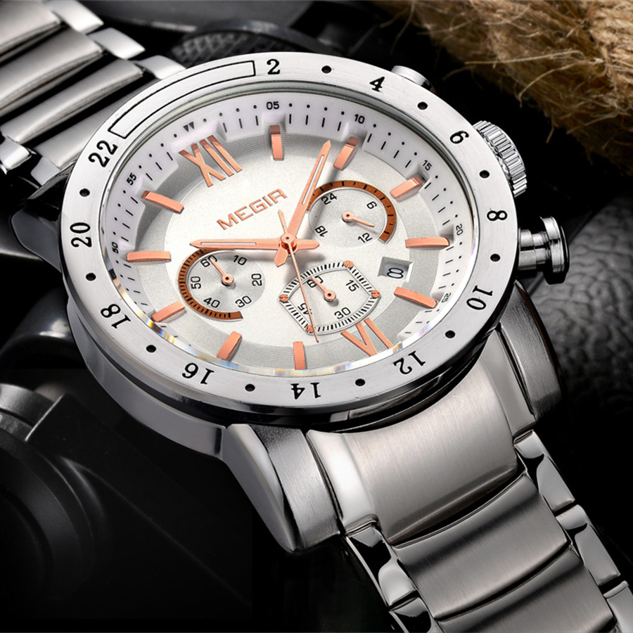 MEGIR повседневные часы из нер – обзор и цена Smartwatch Casual Watches For Men