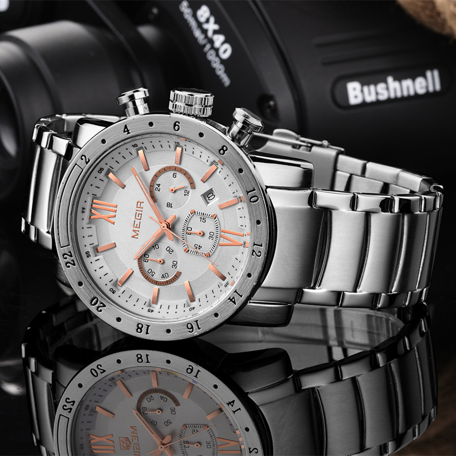 MEGIR повседневные часы из нер – обзор и цена Smartwatch Casual Watches For Men