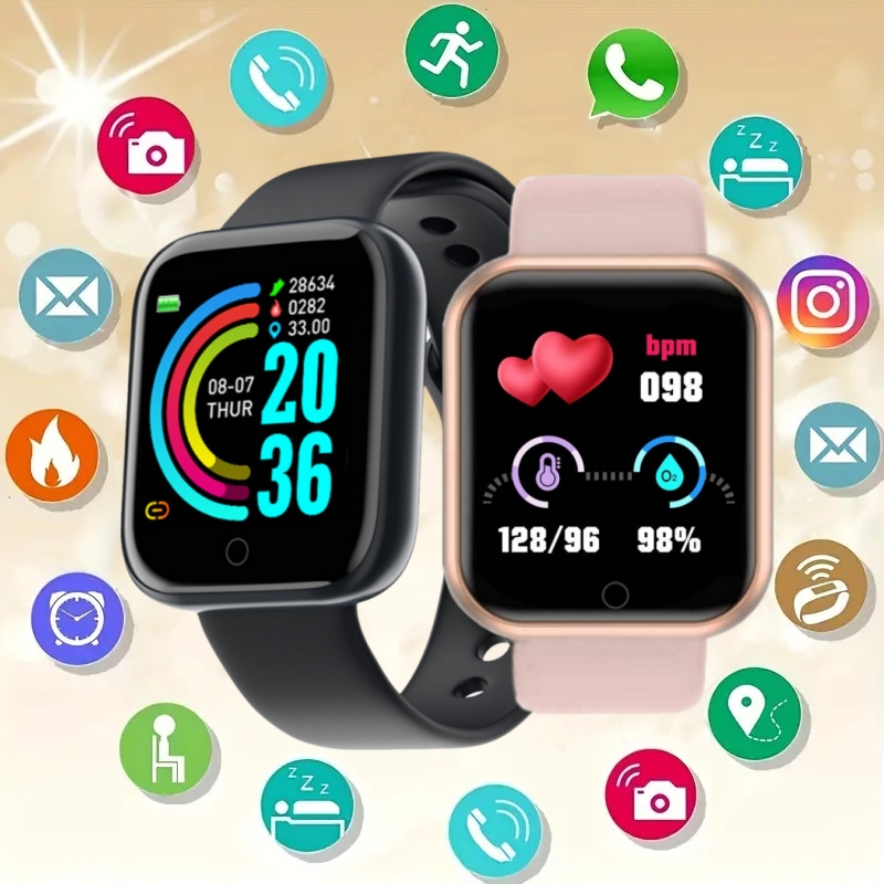 Смарт-часы Y68 D20 мужские, ум – обзор и цена Smartwatch Digital Watches For Kids