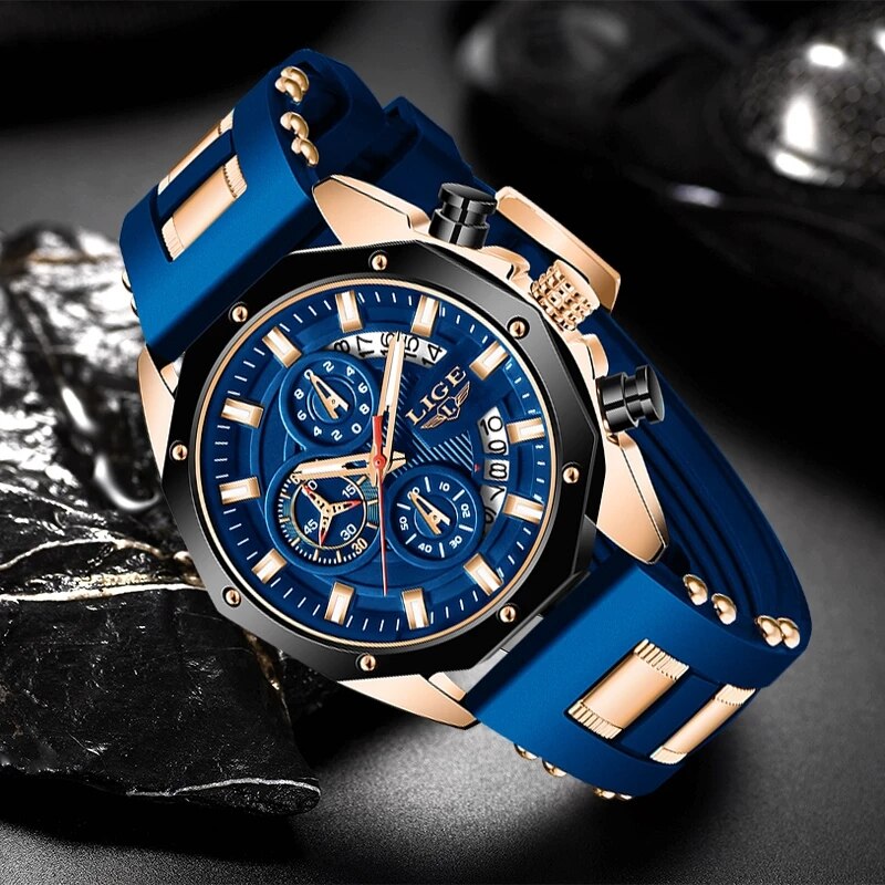 LIGE модные мужские часы лучши – обзор и цена Smartwatch Watches For Men Brands