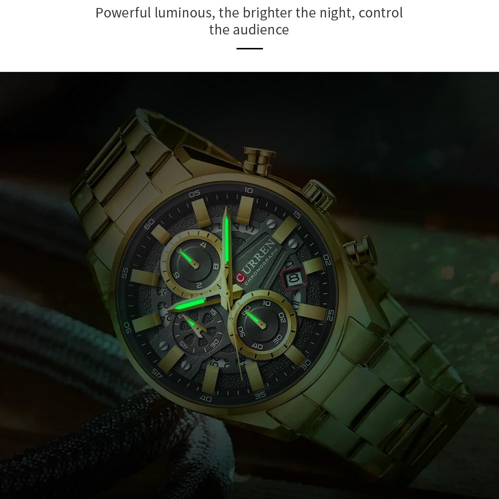 CURREN 8495 Мужские часы Водон – обзор и цена Smartwatch Casual Watches For Men