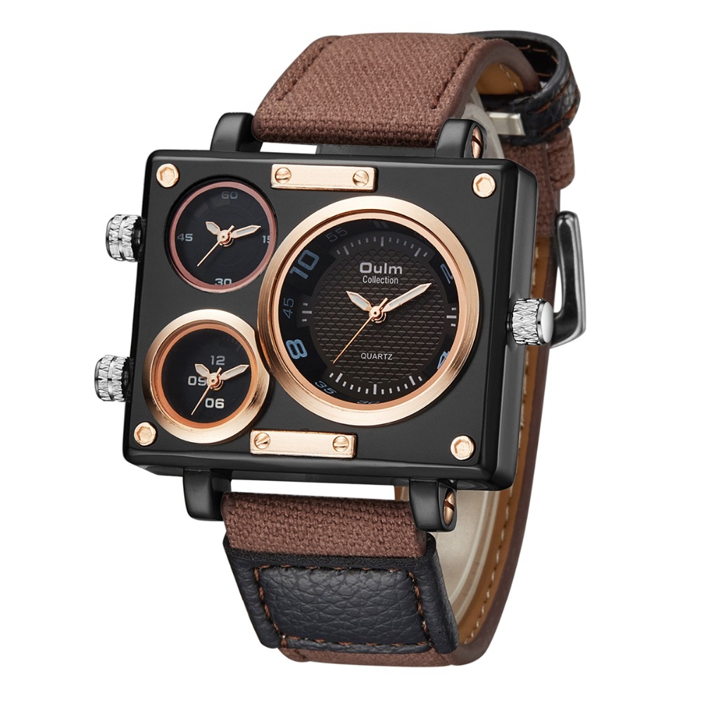 Часы наручные Oulm Мужские ква – обзор и цена Smartwatch Watches For Men Brands