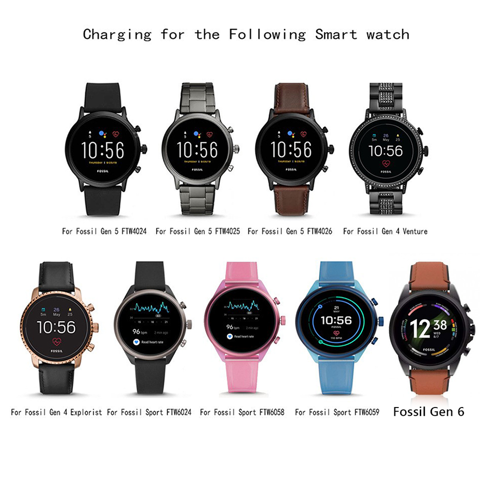 Магнитный зарядный кабель для  – обзор и цена Fossil Watches Smartwatch Gen 4