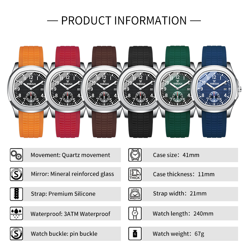 Брендовые спортивные мужские ч – обзор и цена Silicone Sport Band