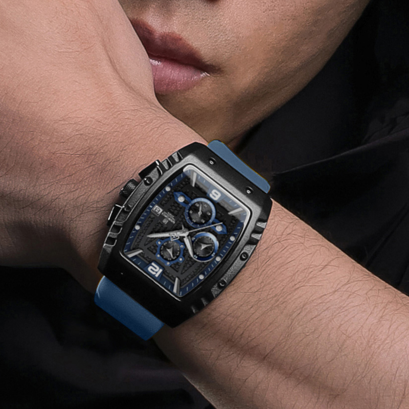 NAVIFORCE мужские роскошные ча – обзор и цена Silicone Sport Band