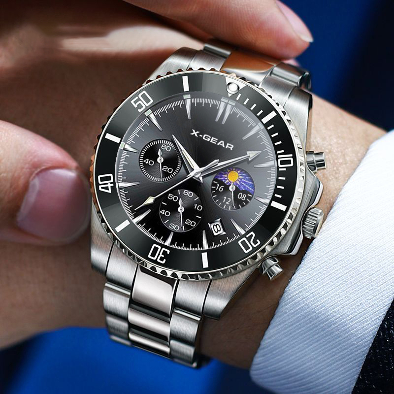 Мужские кварцевые часы X-GEAR  – обзор и цена Smartwatch Casual Watches For Men