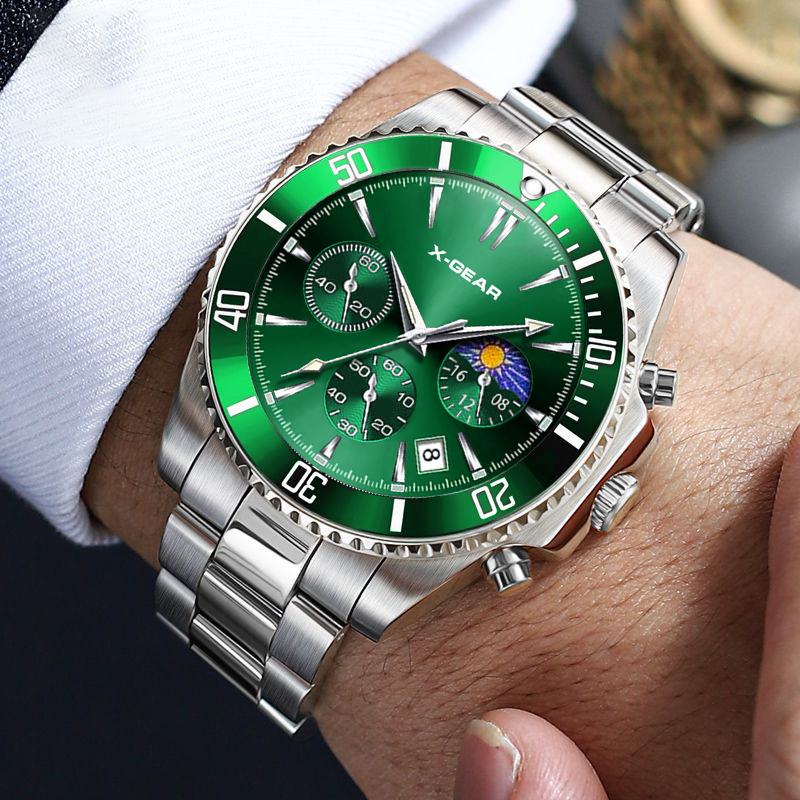 Мужские кварцевые часы X-GEAR  – обзор и цена Smartwatch Casual Watches For Men
