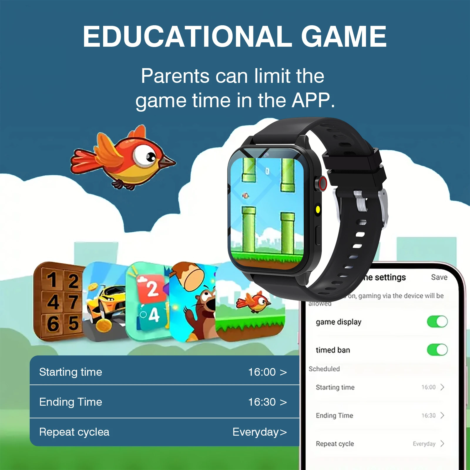 Детские умные часы 18, игровая – обзор и цена Smartwatch Digital Watches For Kid Girl