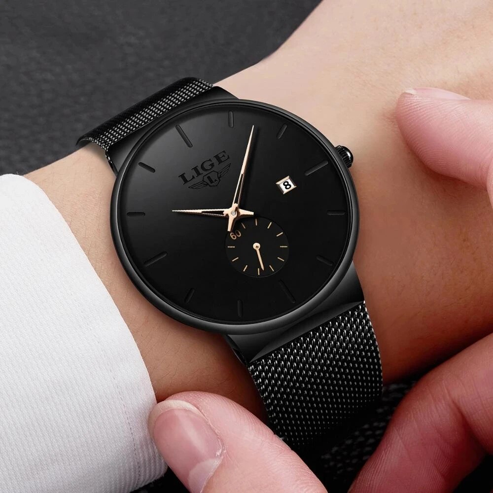 LIGE модные мужские часы лучши – обзор и цена Smartwatch Watches For Men Brands