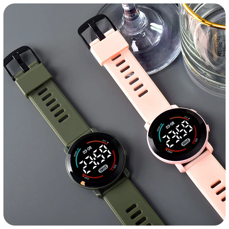 Светодиодные часы, модные спор – обзор и цена Smartwatch Digital Watches For Kid Girl