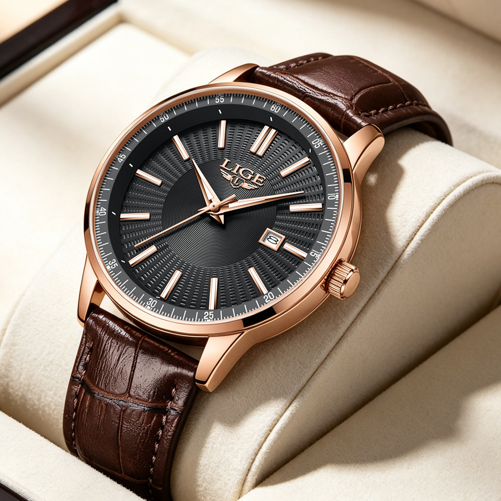 LIGE: Роскошные мужские часы п – обзор и цена Smartwatch Watches For Men Brands