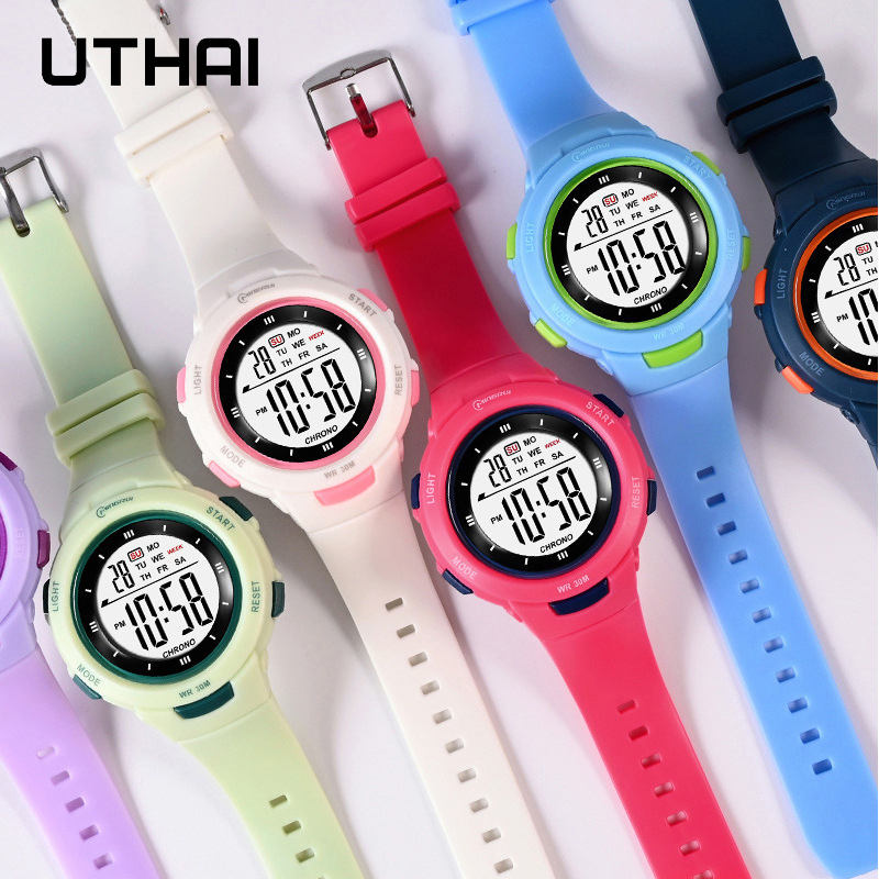Детские часы UTHAI, спортивные – обзор и цена Smartwatch Digital Watches For Kid Girl